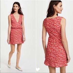 Nightwalker Elsa Floral Mini Dress Red Size Medium